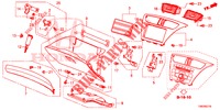 GUARNICAO INSTRUMENTOS (COTE DE PASSAGER) (RH) para Honda CIVIC TOURER 1.8 ES 5 portas 6 velocidades manuais 2014