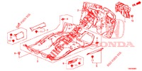 TAPETE PISO/ISOLADOR  para Honda CIVIC TOURER 1.8 ES 5 portas 6 velocidades manuais 2014