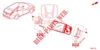CABO LIGACAO SIST. NAVEGACAO (KIT)  para Honda CIVIC TOURER 1.8 EX 5 portas 6 velocidades manuais 2016