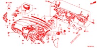 SUPERIOR PAINEL INSTR (RH) para Honda CIVIC TOURER DIESEL 1.6 EXGT 5 portas 6 velocidades manuais 2014