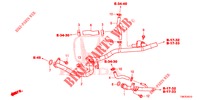 TUBO FLEXIVEL LAVA/CONDUTA (DIESEL) para Honda CIVIC TOURER DIESEL 1.6 EXGT 5 portas 6 velocidades manuais 2014
