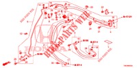 AR CONDICIONADO (FLEXIBLES/TUYAUX) (DIESEL) (RH) para Honda CIVIC TOURER DIESEL 1.6 LIFESTYLE 5 portas 6 velocidades manuais 2014