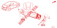 CABO LIGACAO SIST. NAVEGACAO (KIT)  para Honda CIVIC TOURER DIESEL 1.6 EX 5 portas 6 velocidades manuais 2015