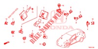 SENSOR ESTACIONAMENTO  para Honda CIVIC TOURER DIESEL 1.6 EX 5 portas 6 velocidades manuais 2015