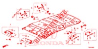 FORRO TECTO  para Honda CIVIC TOURER DIESEL 1.6 SE 5 portas 6 velocidades manuais 2015