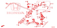 MANGA EIXO FRENTE  para Honda CIVIC TOURER DIESEL 1.6 SE 5 portas 6 velocidades manuais 2015