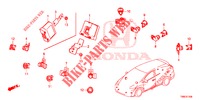 SENSOR ESTACIONAMENTO  para Honda CIVIC TOURER DIESEL 1.6 ES 5 portas 6 velocidades manuais 2016